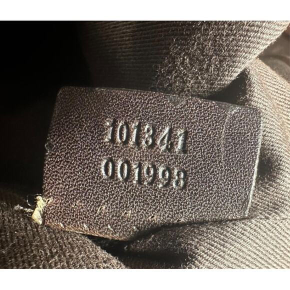 Gucci GG Web Monogram Brown Canvas Tote Bag with Braided Leather Strap (GGXX125) - Picture 16 of 16